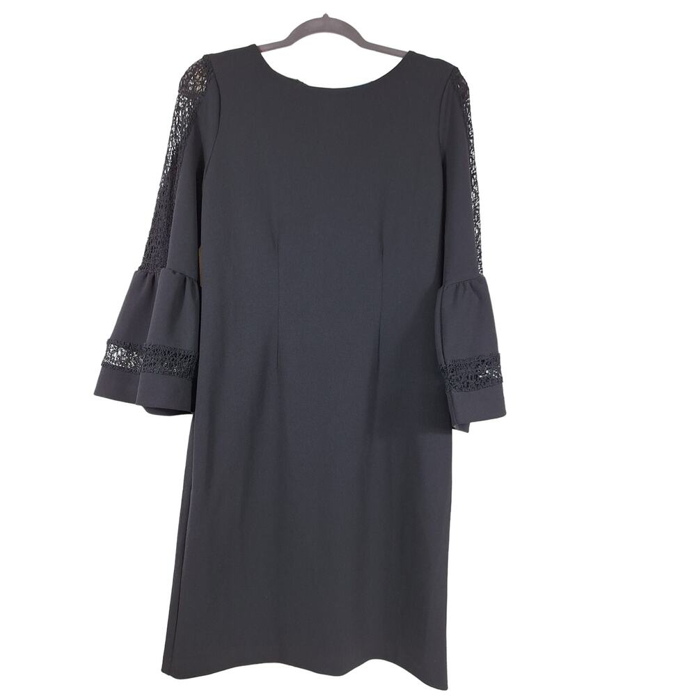 Antonio Melanie  black dress with long sleeve size 6